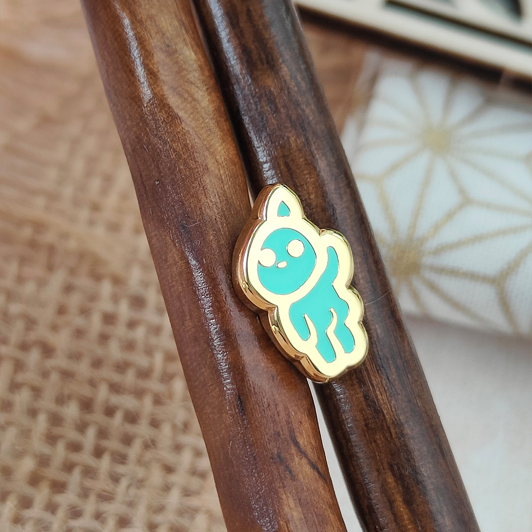 katzenjammerpins-kodama-emaille-pin-set-nachtleuchtend-mini image 3