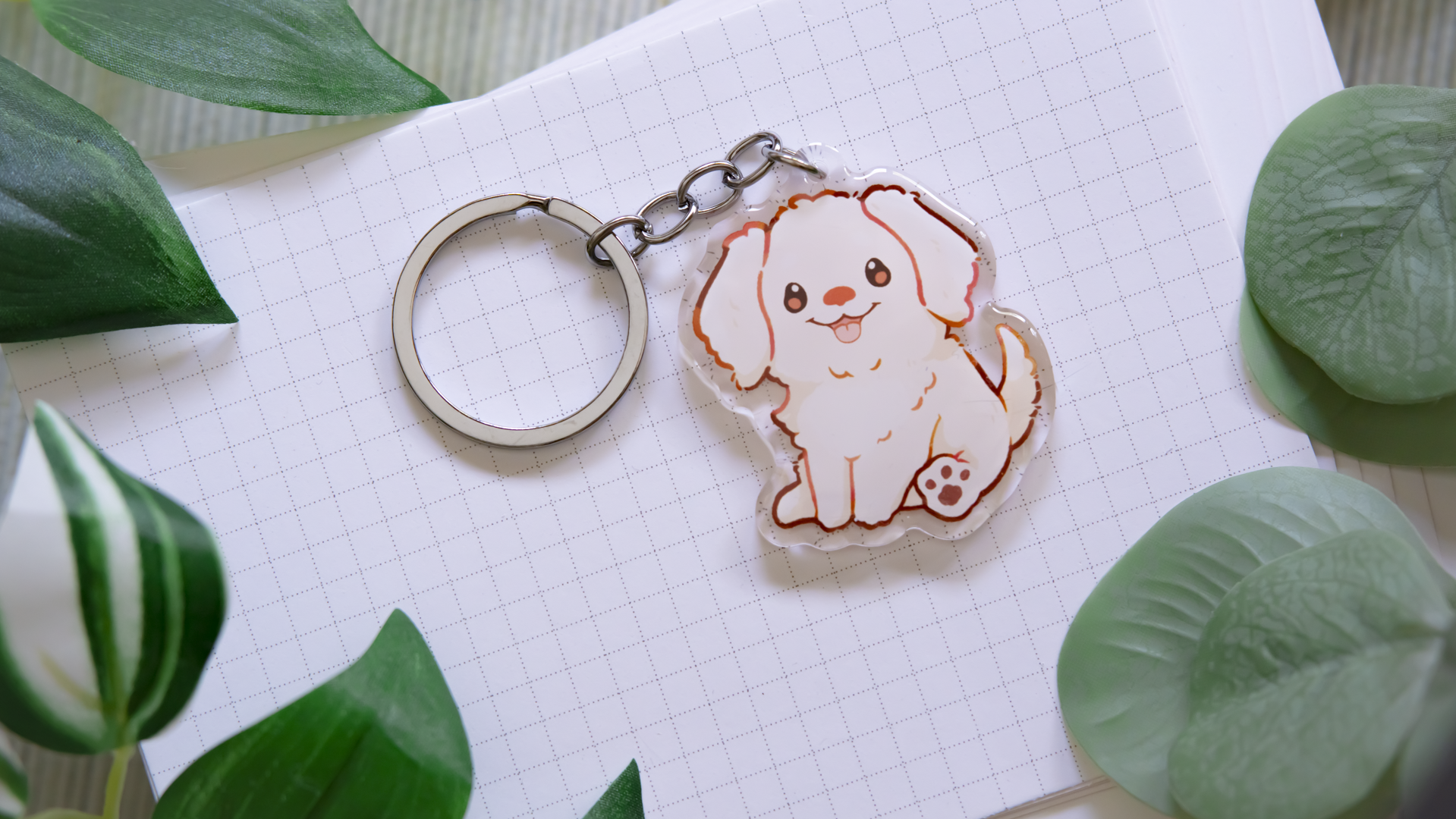 miamouz-golden-retriever-keychain-hund-anh-nger-sand image 2