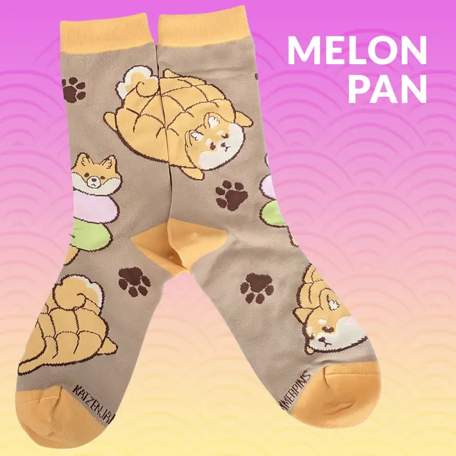 katzenjammerpins-melon-pan-art-socks-gr-38-47-baumwolle image 1