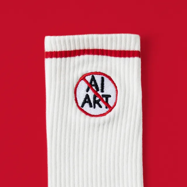 kabujiro-anti-ai-art-socks-socken-37-44-baumwolle image 1