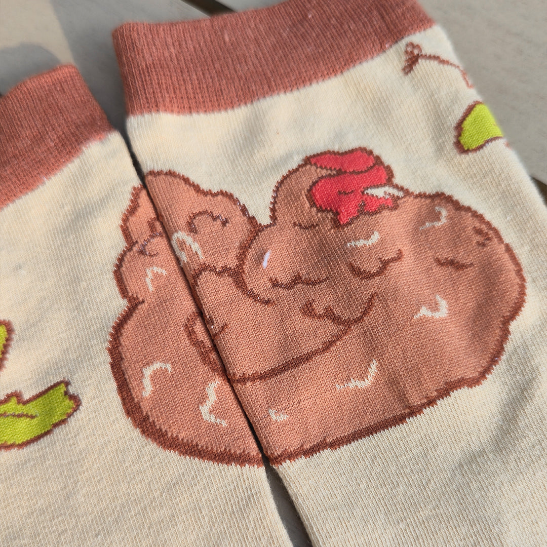 katzenjammerpins-chicken-coop-art-socken-baumwolle-38-47 image 2