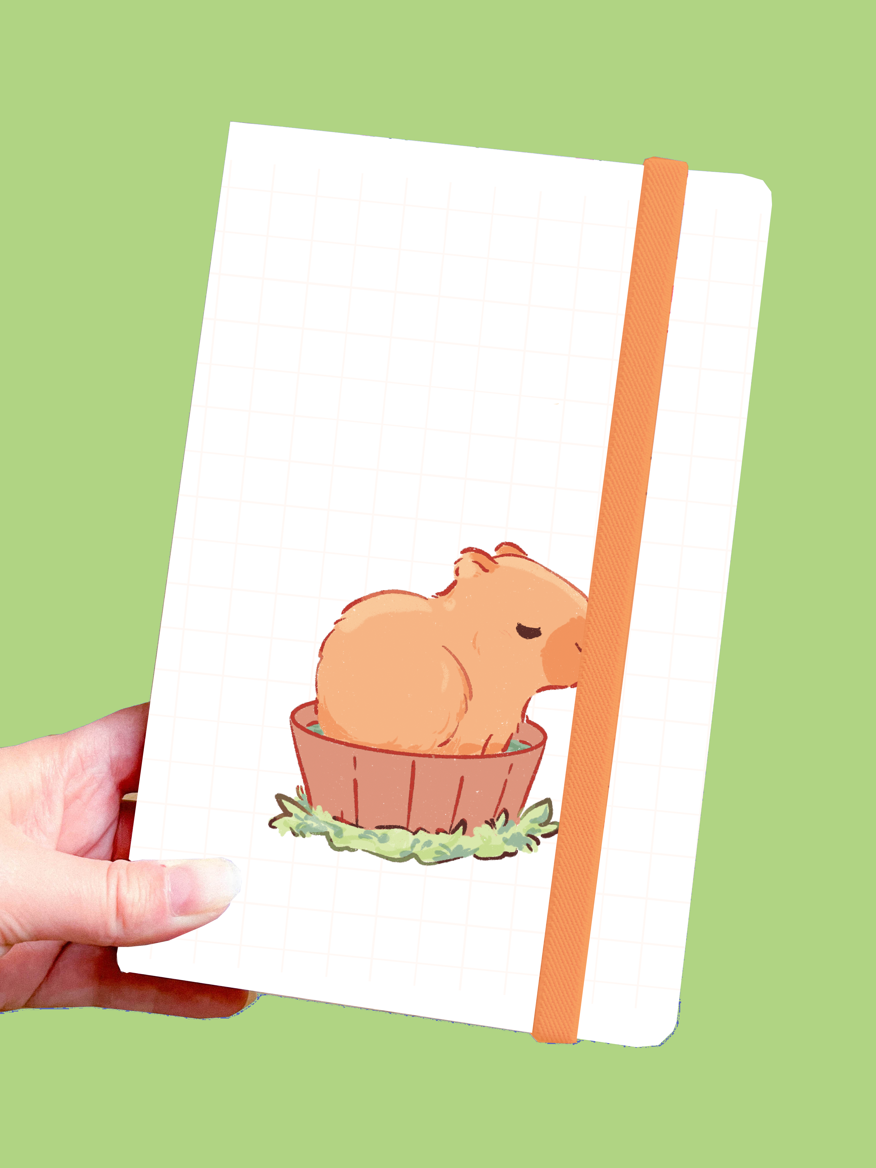 miamouz-notebooks-capybara-notes-notizbuch-a5-blanko image 1