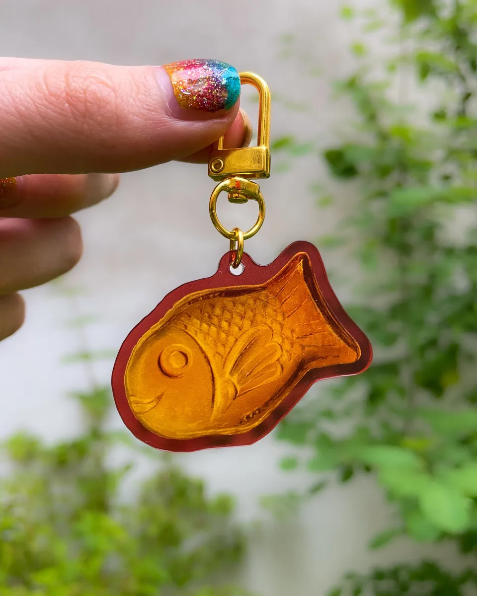 kabujiro-taiyaki-acryl-charm-anh-nger-5cm-beidseitig image 1