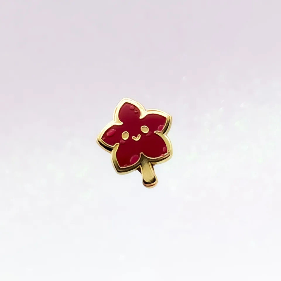 miamouz-happy-maple-leaf-mini-enamel-pin-blatt-normal image 1