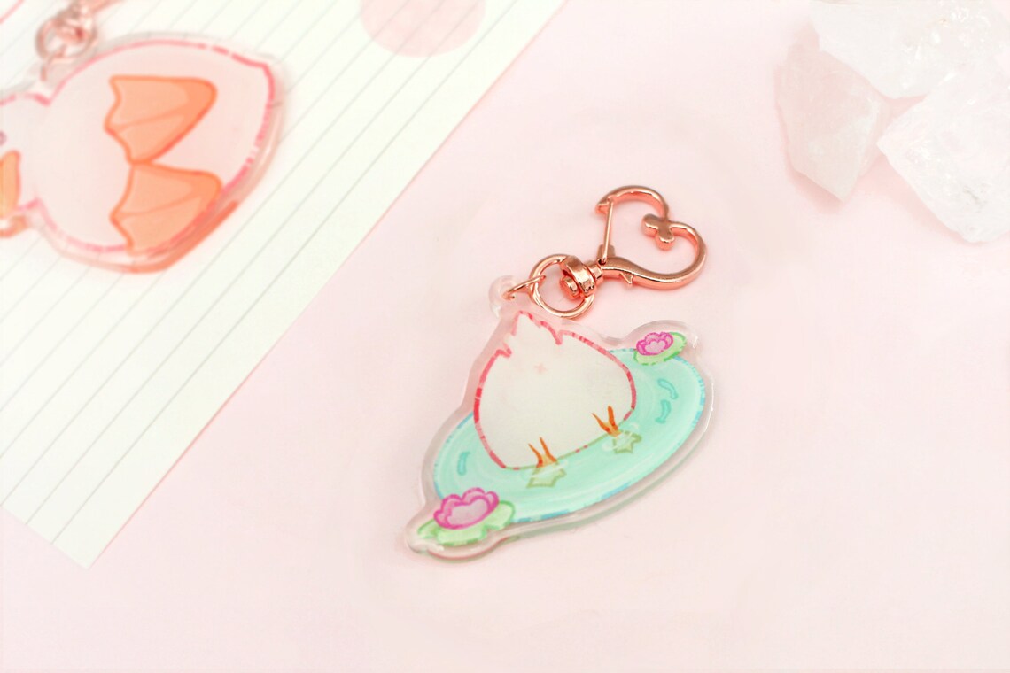 miamouz-duck-acryl-schl-sselanh-nger-herz-rosegold image 3