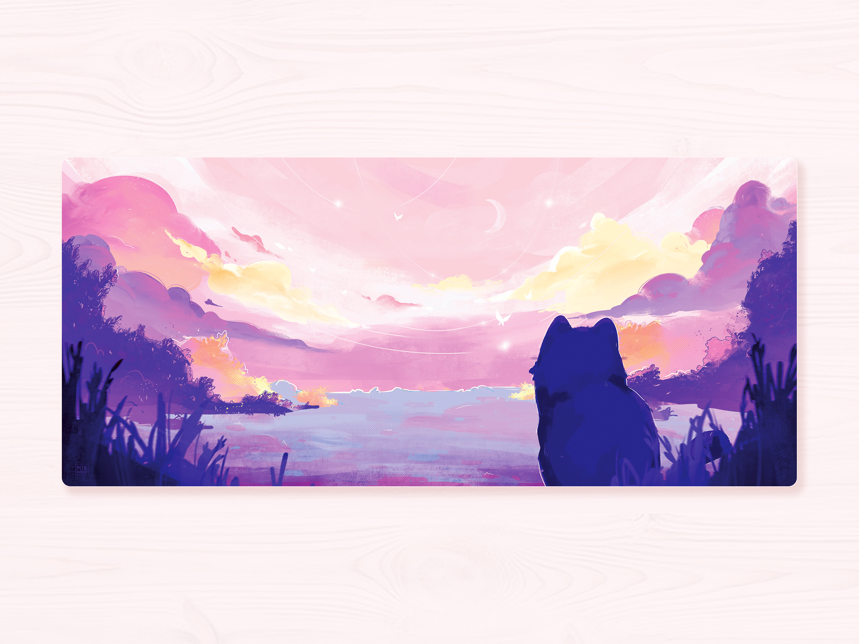 miamouz-dreamy-fairy-tale-mauspad-katze-90x40-cm image 4
