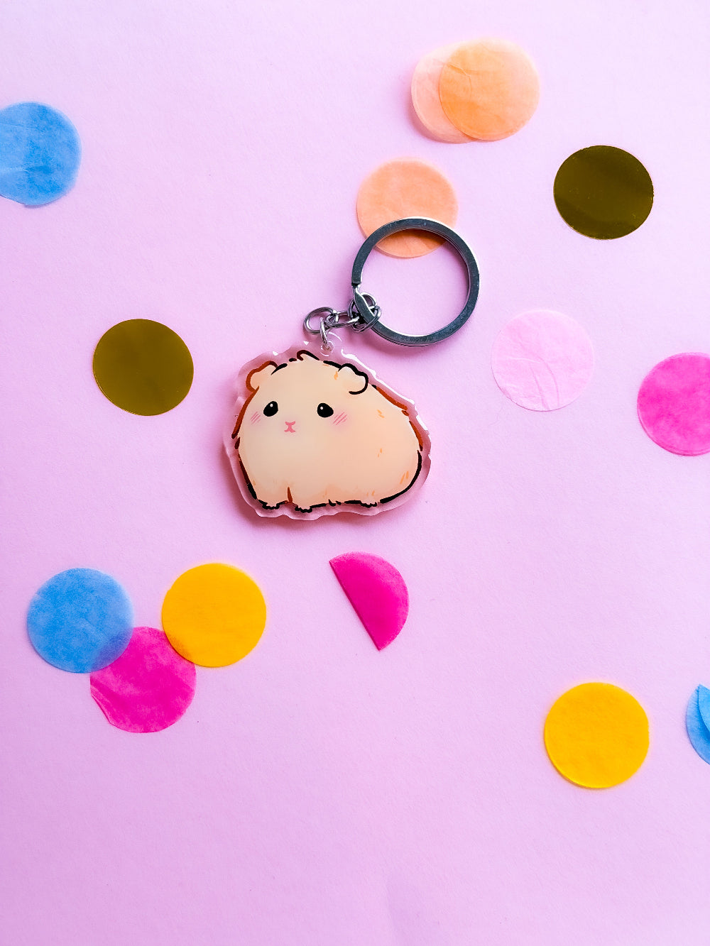 miamouz-meerschweinchen-acryl-schl-sselanh-nger-albino-5cm image 3
