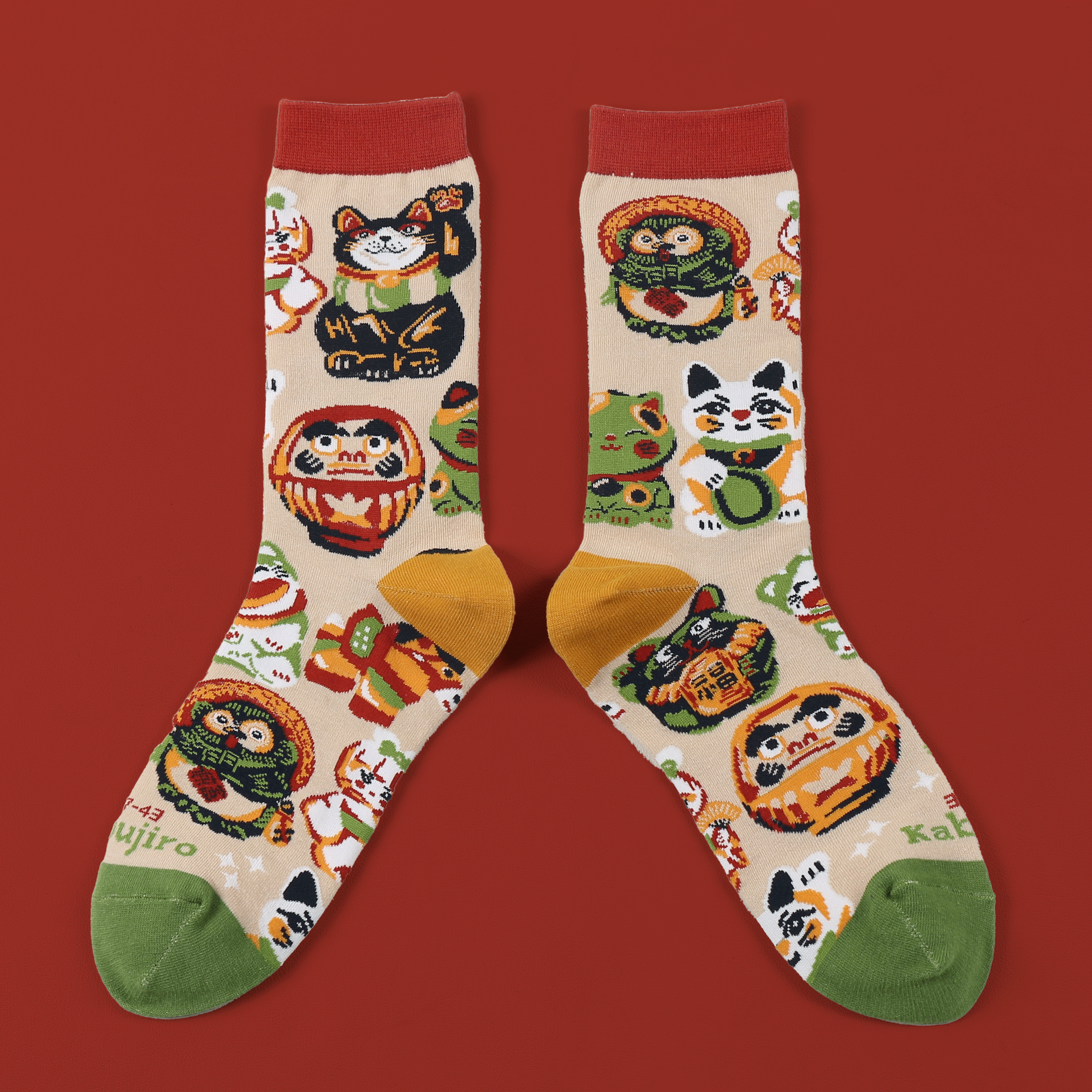 kabujiro-socks-lucky-dolls-baumwollsocken-eu-37-43 image 3