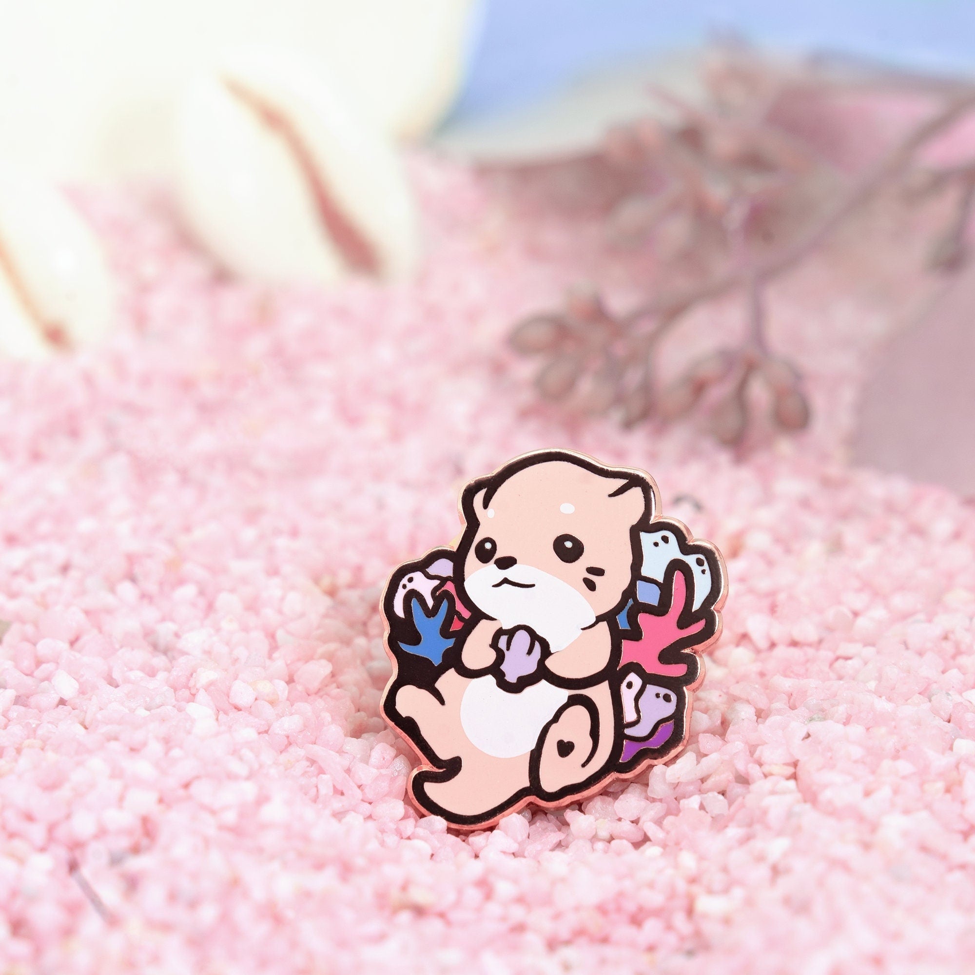 miamouz-enamel-pins-otter-pin-hartemaille-normal-quality image 1