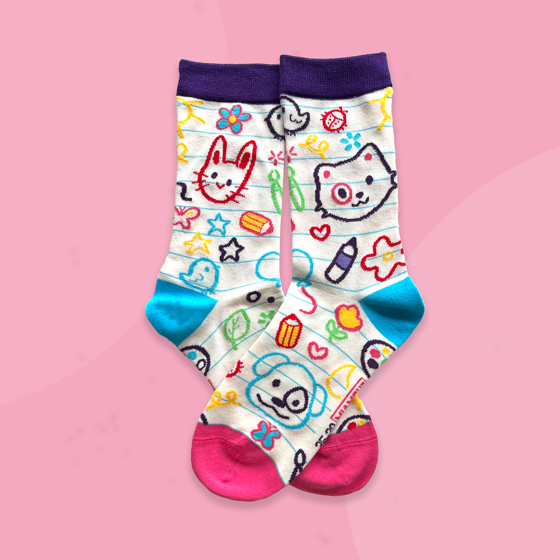 miamouz-scribble-socken-bunt-baumwolle-eu-35-39 image 1