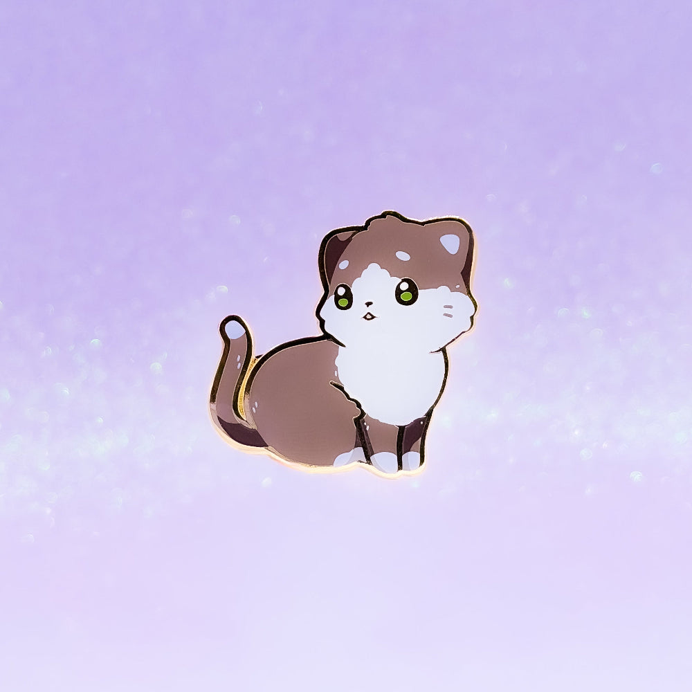 miamouz-tuxedo-europ-isch-kurzhaar-emaille-pin-katze-31-mm image 1