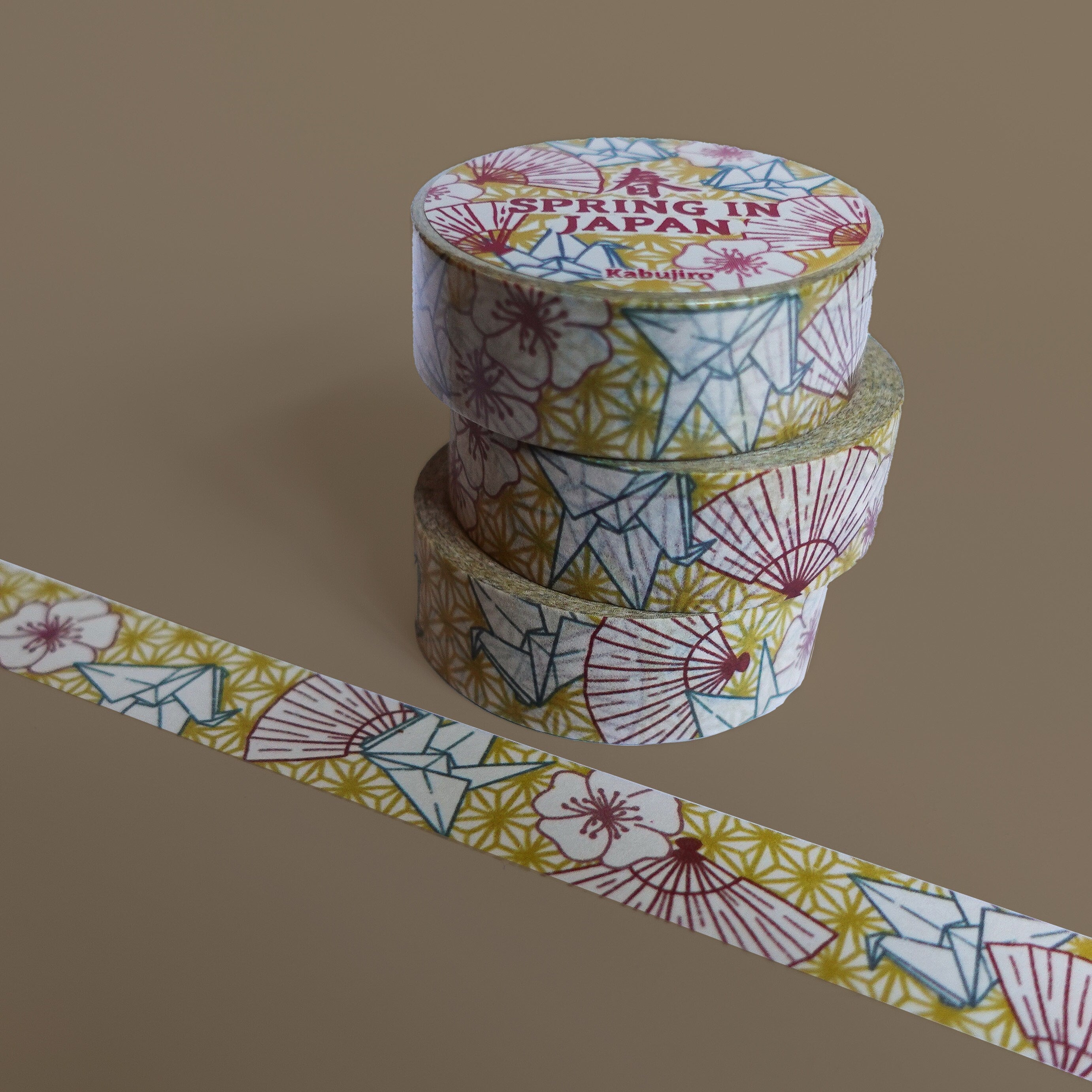 kabujiro-spring-in-japan-cherry-blossom-washi-tape-15mm-sakura image 8