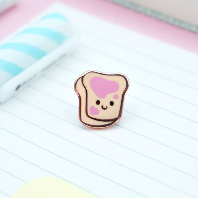 miamouz-small-jelly-toast-pin-mini-ros-gold-15-mm image 1