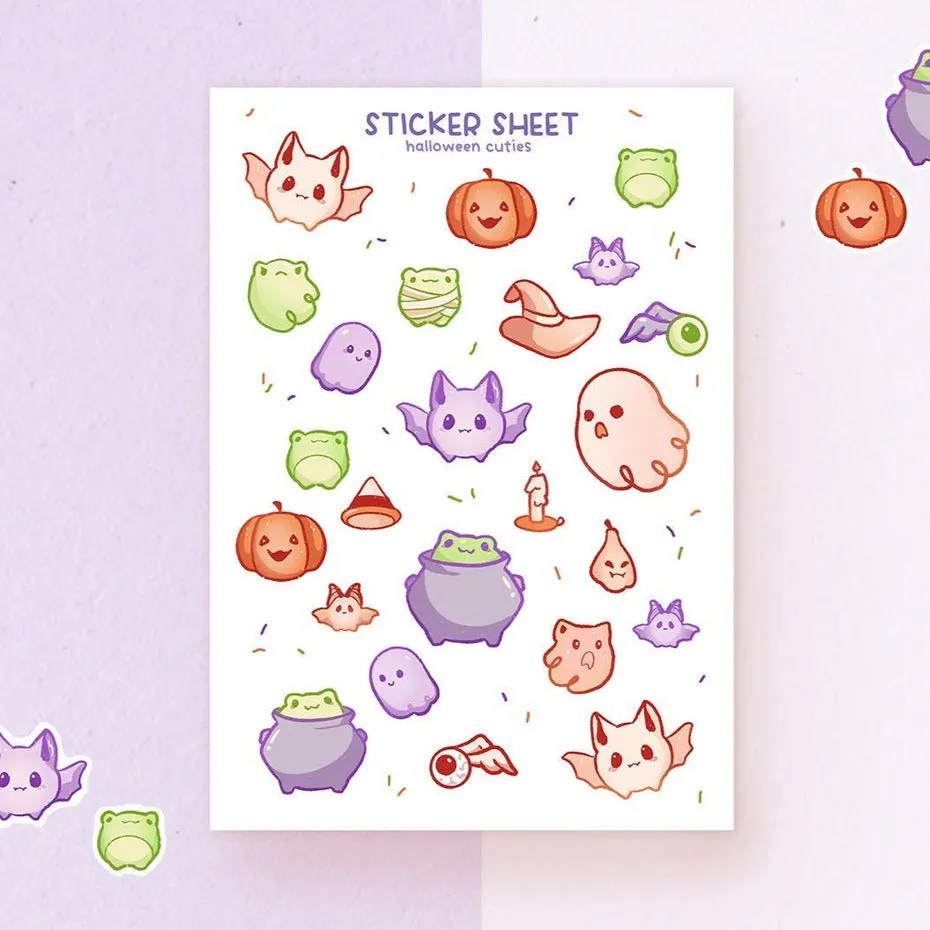miamouz-halloween-cuties-stickerbogen-a6-matt-halloween image 1