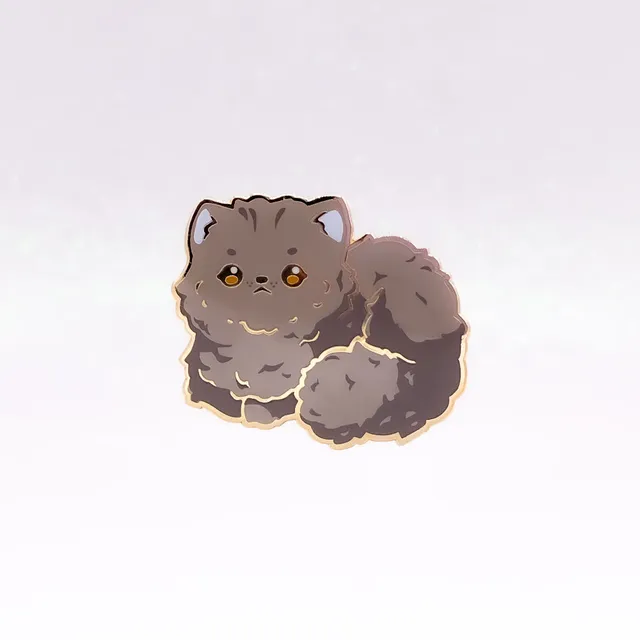 miamouz-persian-cat-light-grey-pin-hellgrau-39-mm image 1