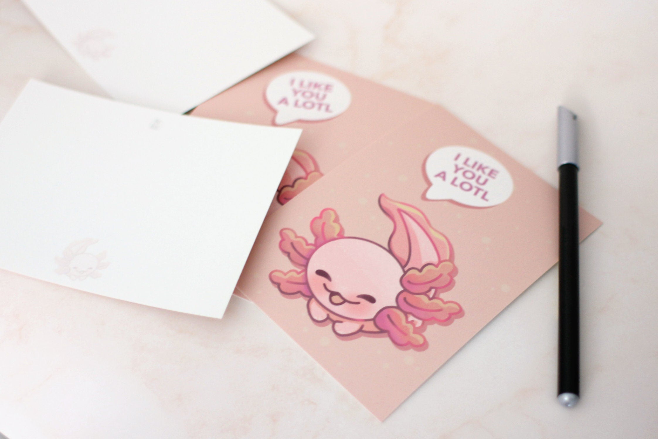 miamouz-i-like-you-a-lotl-postkarte-a6-axolotl image 3