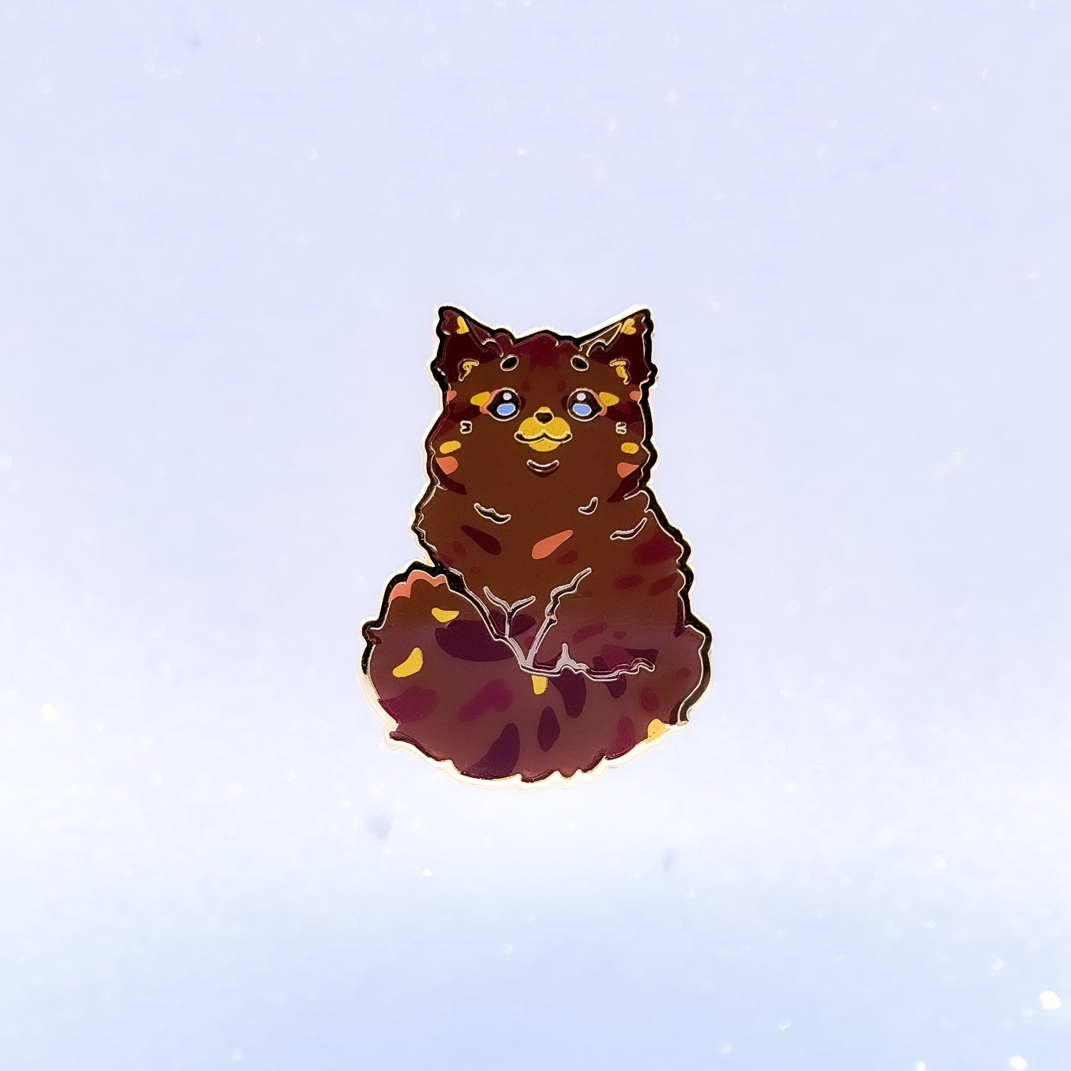 miamouz-maine-coon-enamel-pin-braun-tabby-katze image 1
