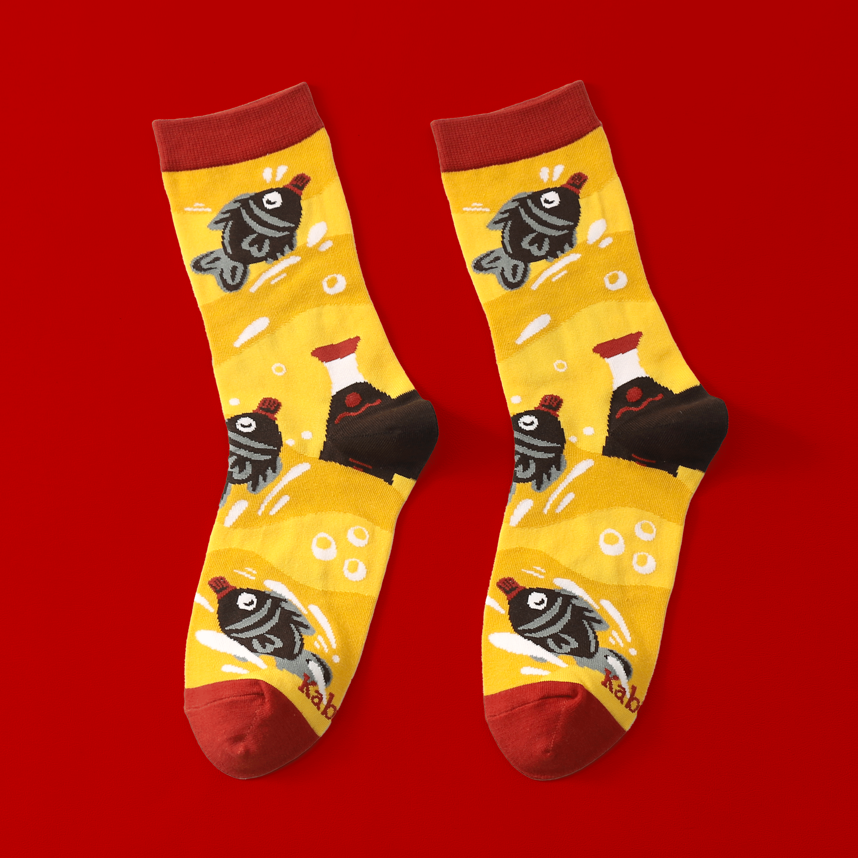 kabujiro-socks-soy-sauce-fish-art-socken-eu-37-43 image 3