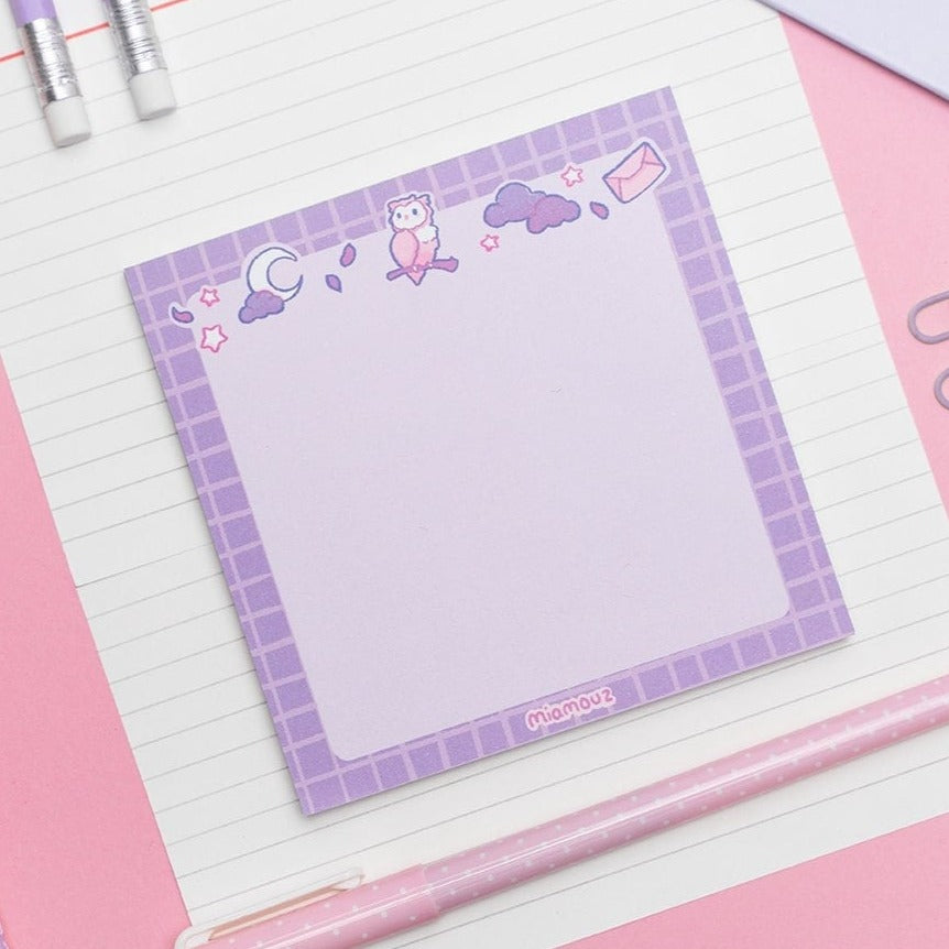 miamouz-magical-owl-notizblock-eule-10x10cm-50-seiten image 2