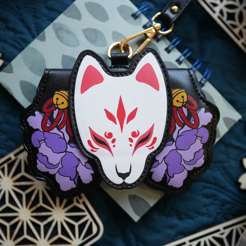 katzenjammerpins-kitsune-black-brillenhalter-schwarz-sicherheitsband image 1
