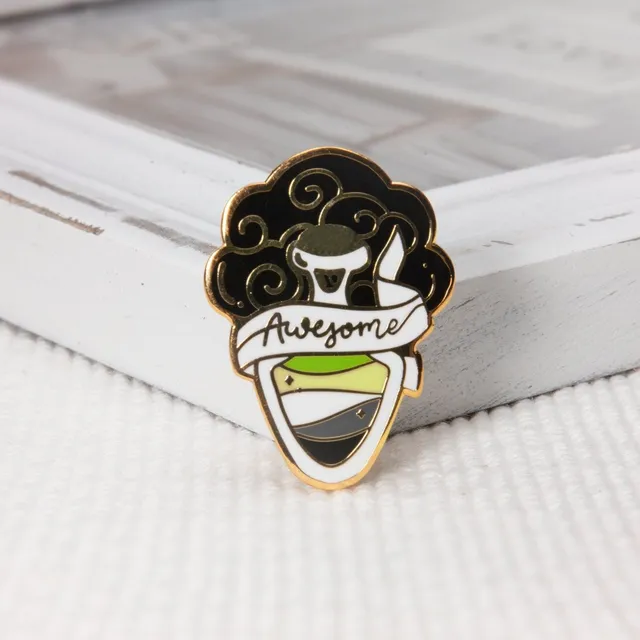miamouz-enamel-pride-potion-aromantic-pin-normal-quality-gold image 1