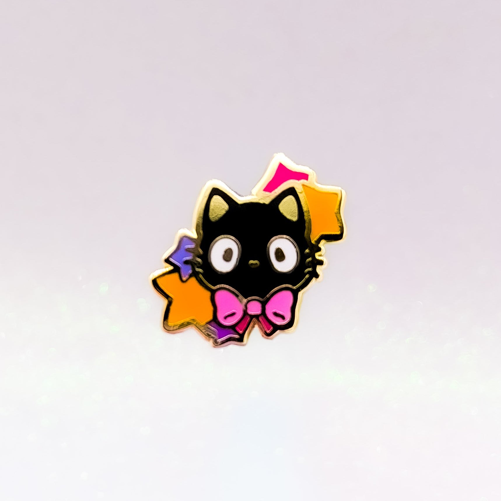 miamouz-black-witch-cat-emaille-pin-mini-schwarz image 1