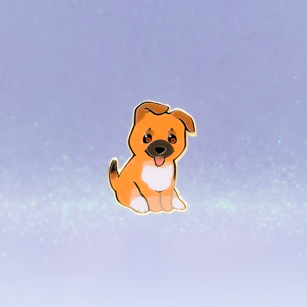 miamouz-vizsla-enamel-pin-rot-braun-wei-hund image 1