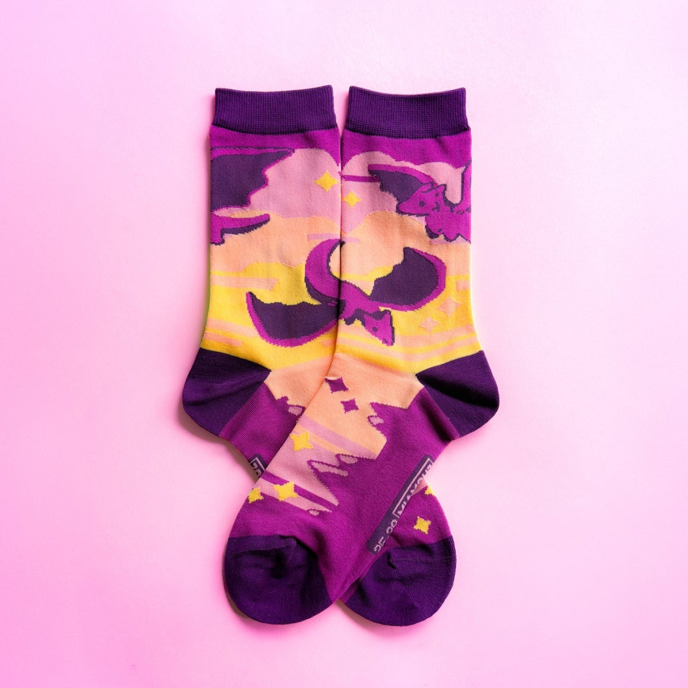 miamouz-dragons-eve-socken-drachen-lila-eu-35-39 image 1