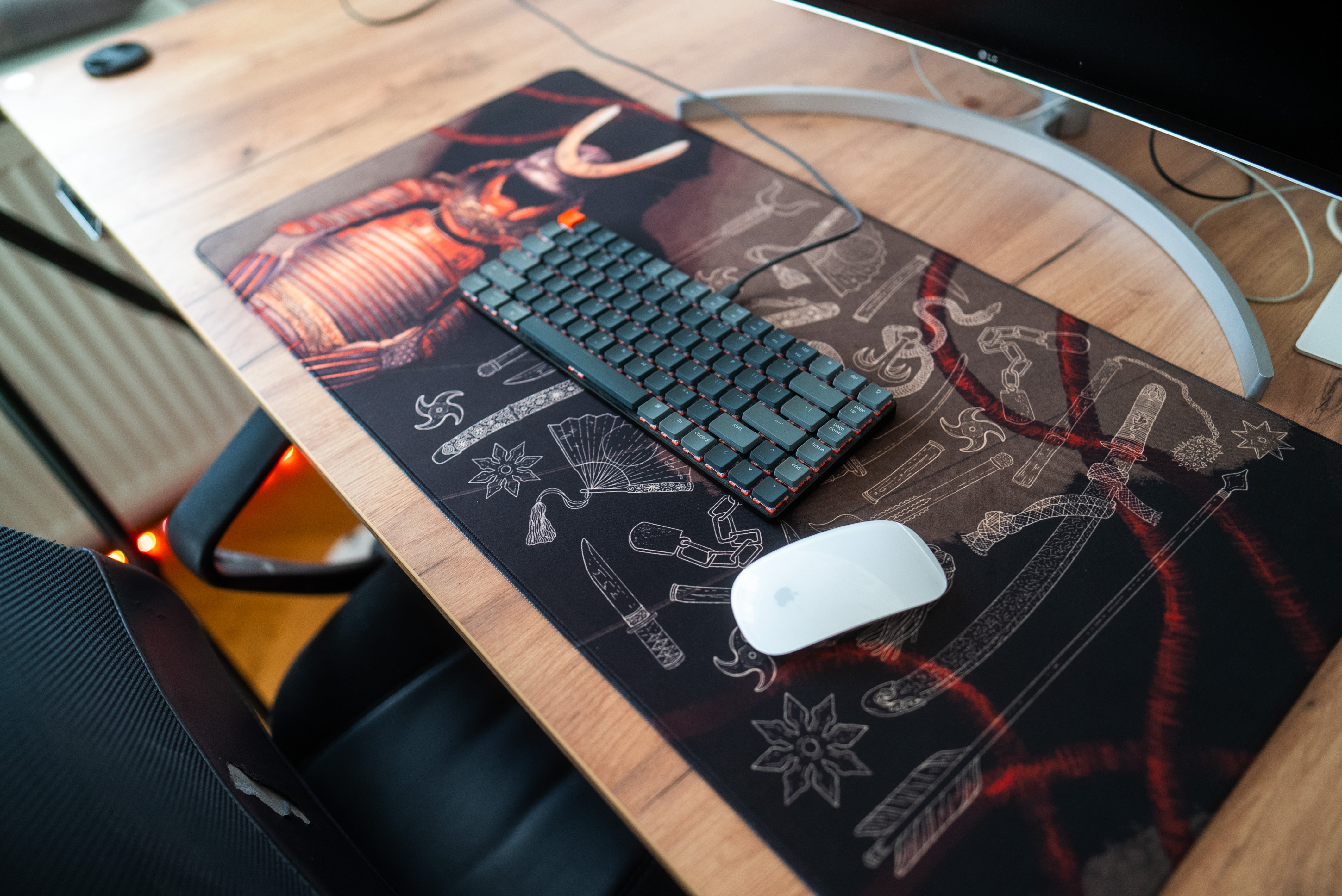 kabujiro-samurai-armour-xl-desk-mat-80x40-cm image 2