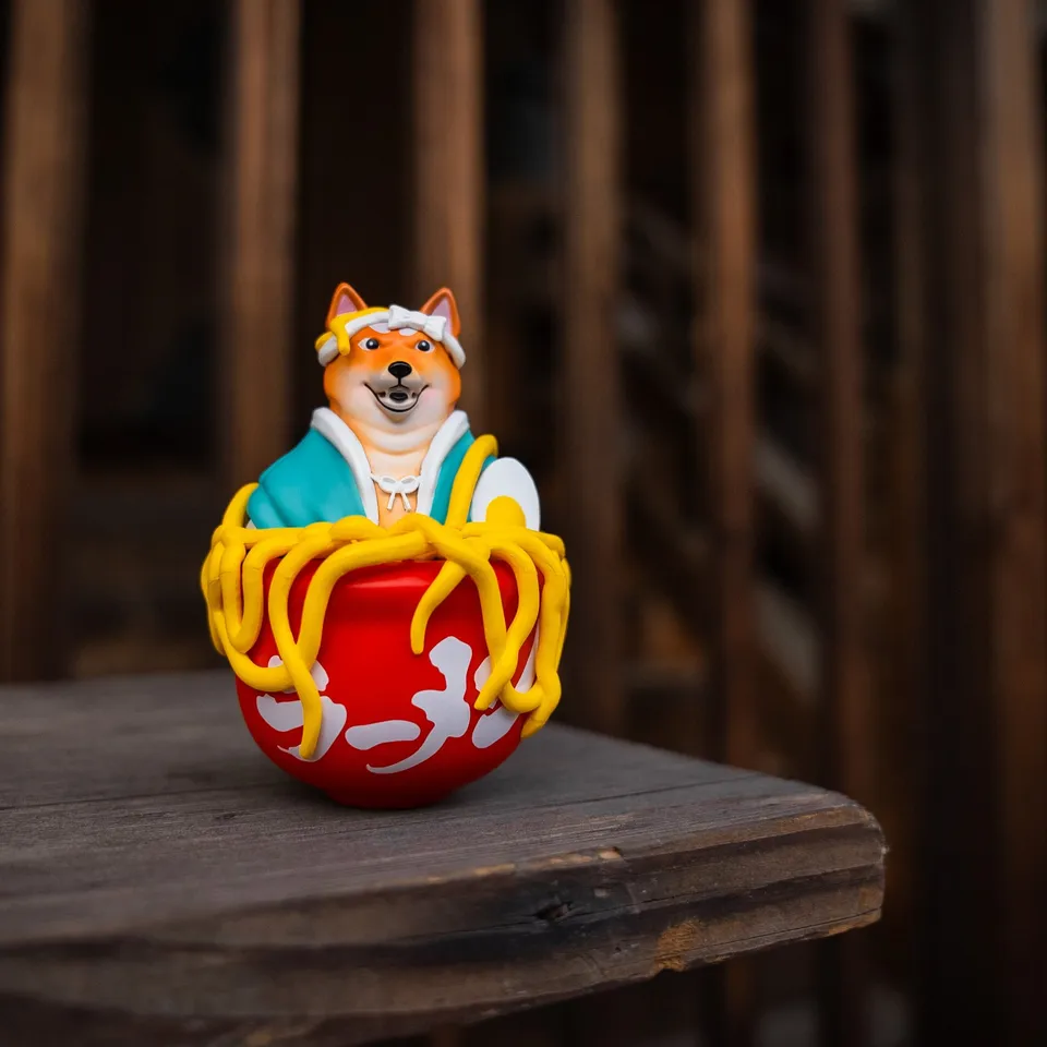 kabujiro-shiba-san-ramen-chef-art-toy-figur-12cm image 1