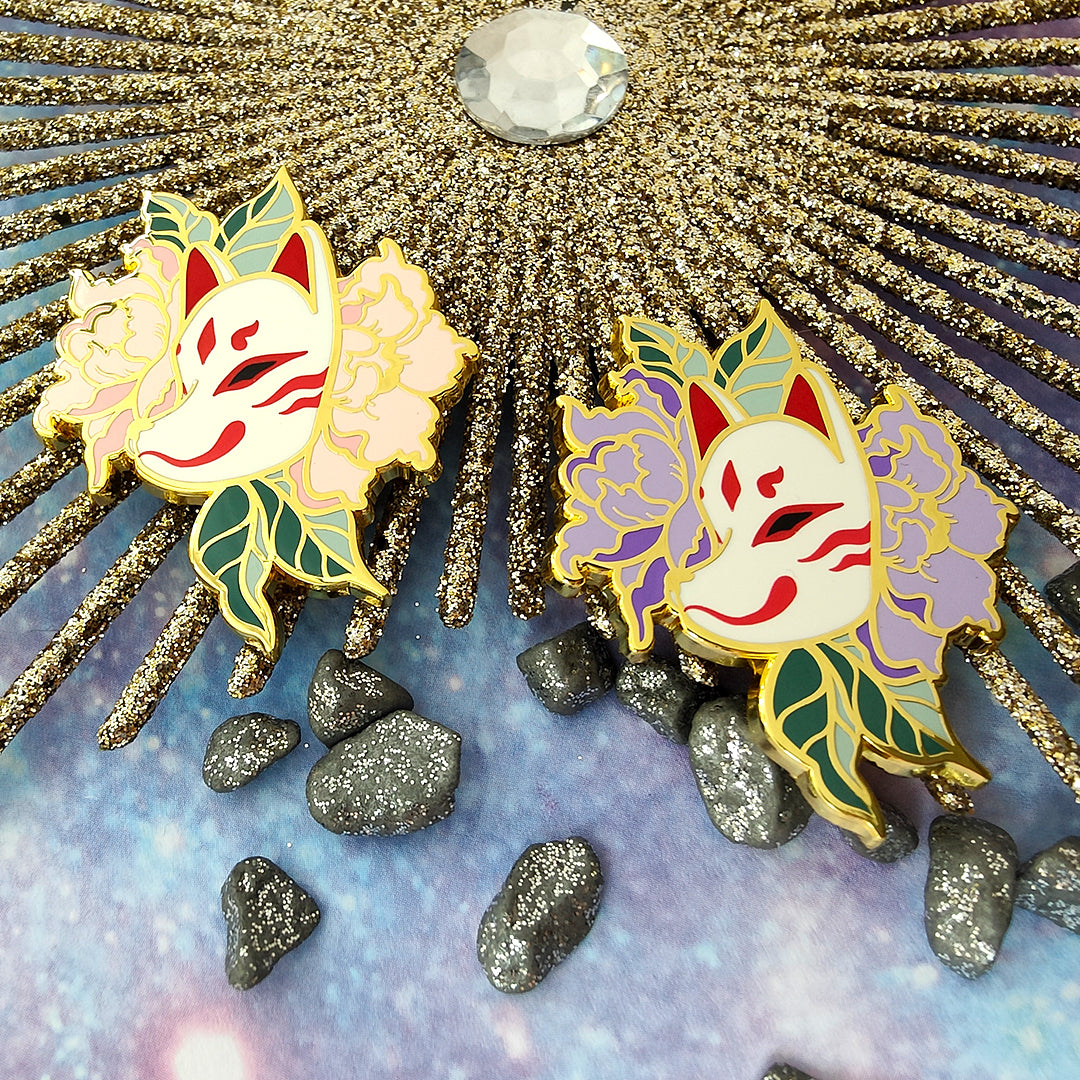 katzenjammerpins-kitsune-blossom-pink-emaille-pin-rosa-gold image 8