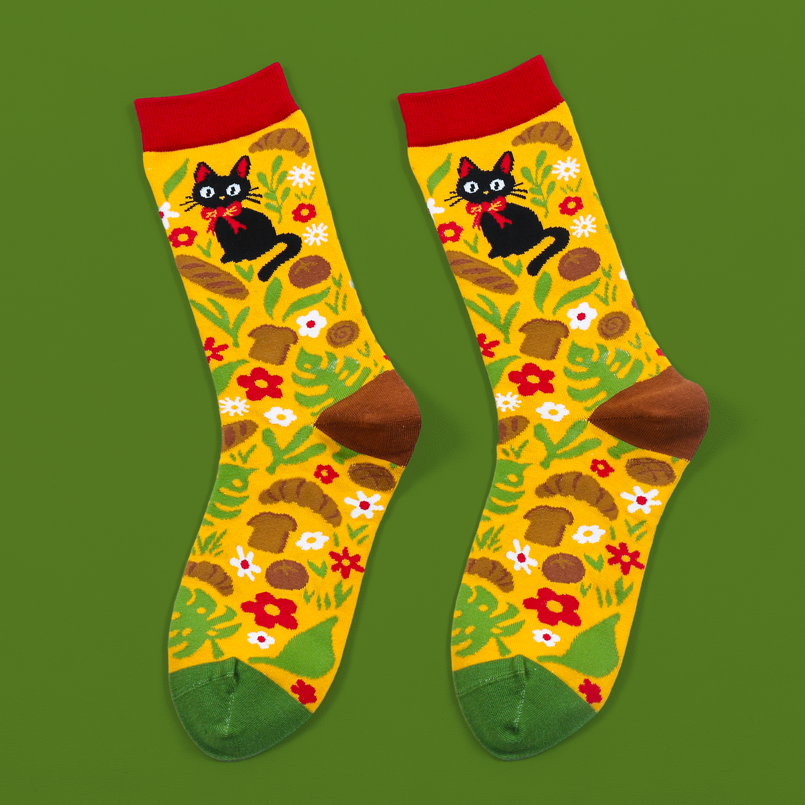 kabujiro-cat-backery-art-socken-baumwolle-37-43 image 1