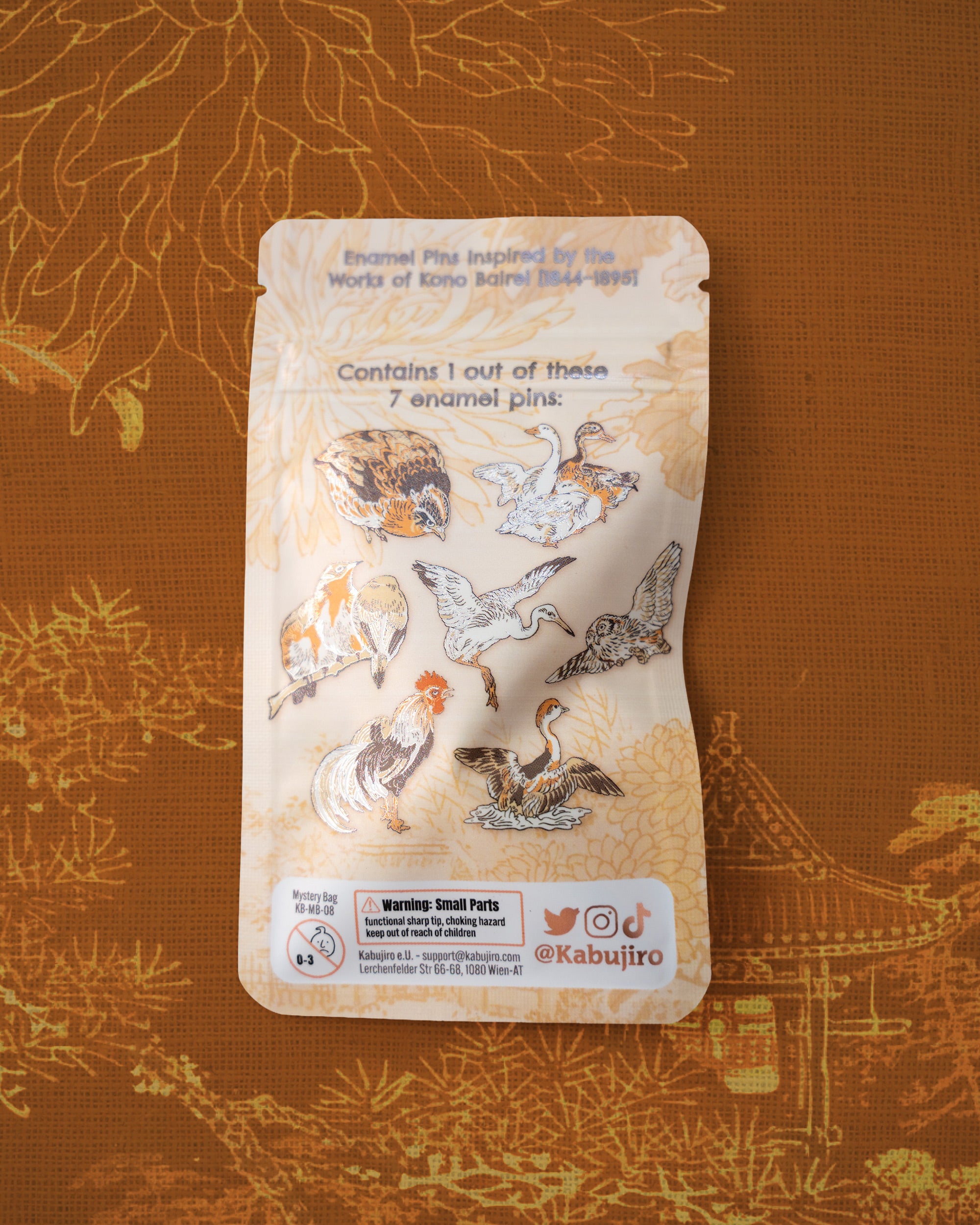 kabujiro-ukiyo-e-birds-pin-blind-bag-vol-2 image 2