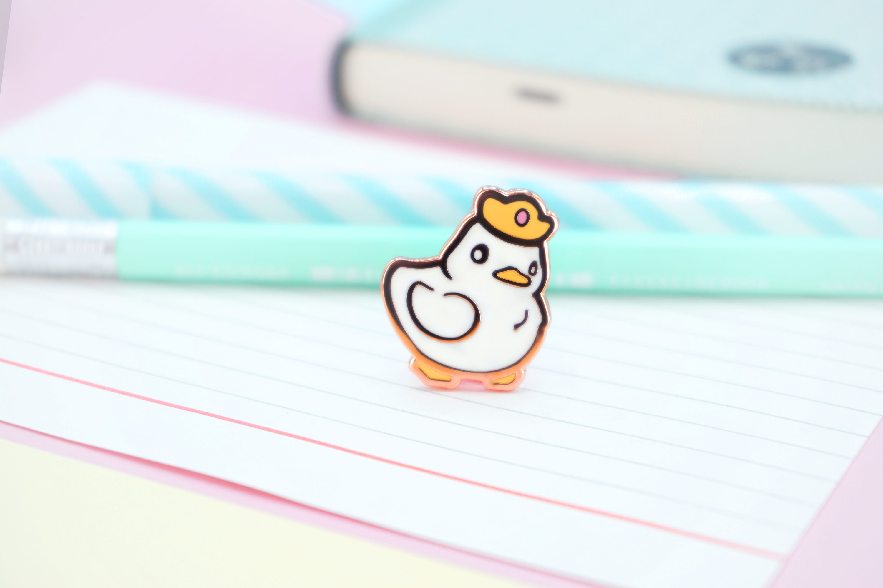 miamouz-king-queen-duck-enamel-pin-ente-hard-emaille-20mm image 2