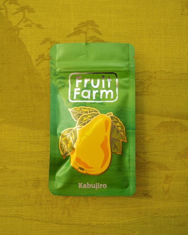 Kabujiro Fruit Farm Enamel Pin Blind Bag Gold Retro