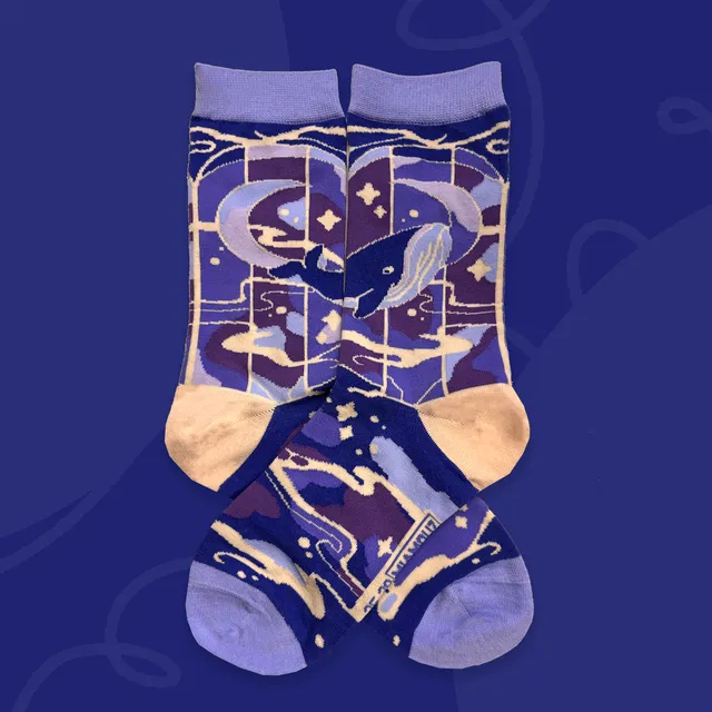 miamouz-celestial-whale-socken-wal-mond-35-39-baumwolle image 1