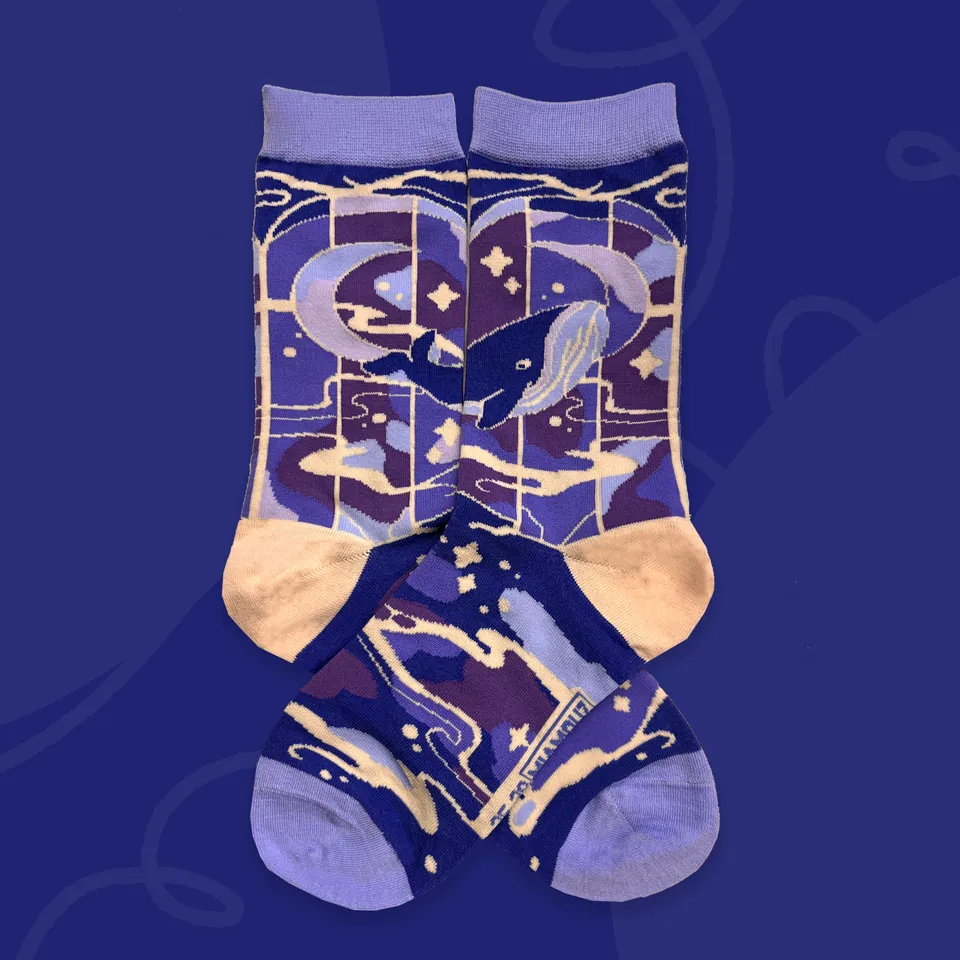miamouz-celestial-whale-socken-wal-mond-35-39-baumwolle image 1