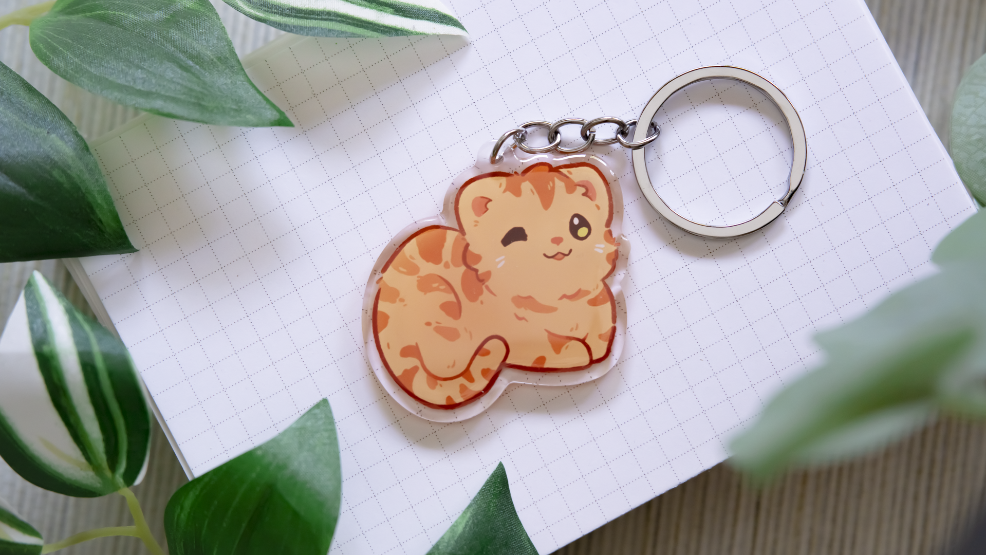 miamouz-keychains-red-tabby-katze-schl-sselanh-nger-acryl-5cm image 3