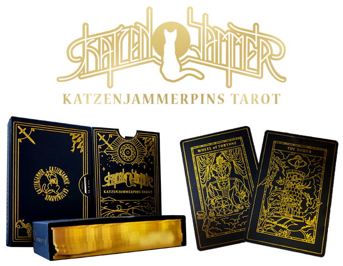katzenjammerpins-tarot-deck-kartendeck-78-karten-goldfolie-1-deck image 1