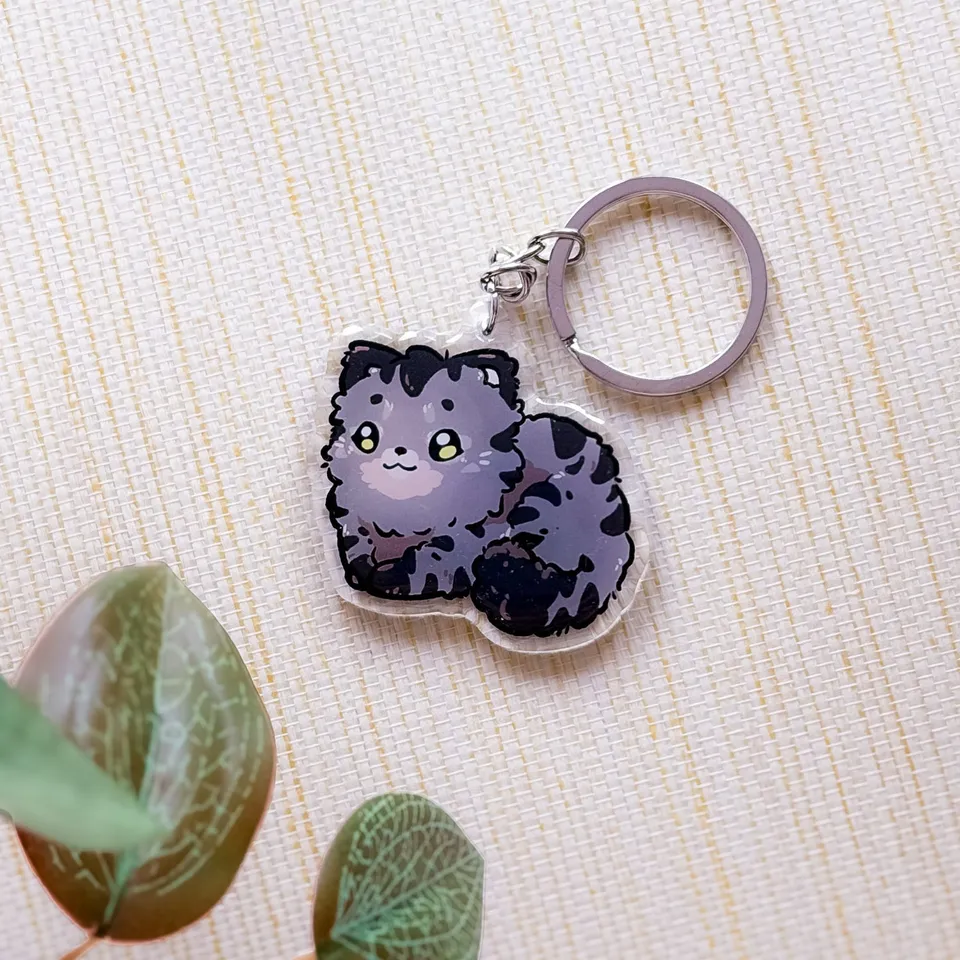 miamouz-grau-getigert-katze-acryl-schl-sselanh-nger-5cm image 1