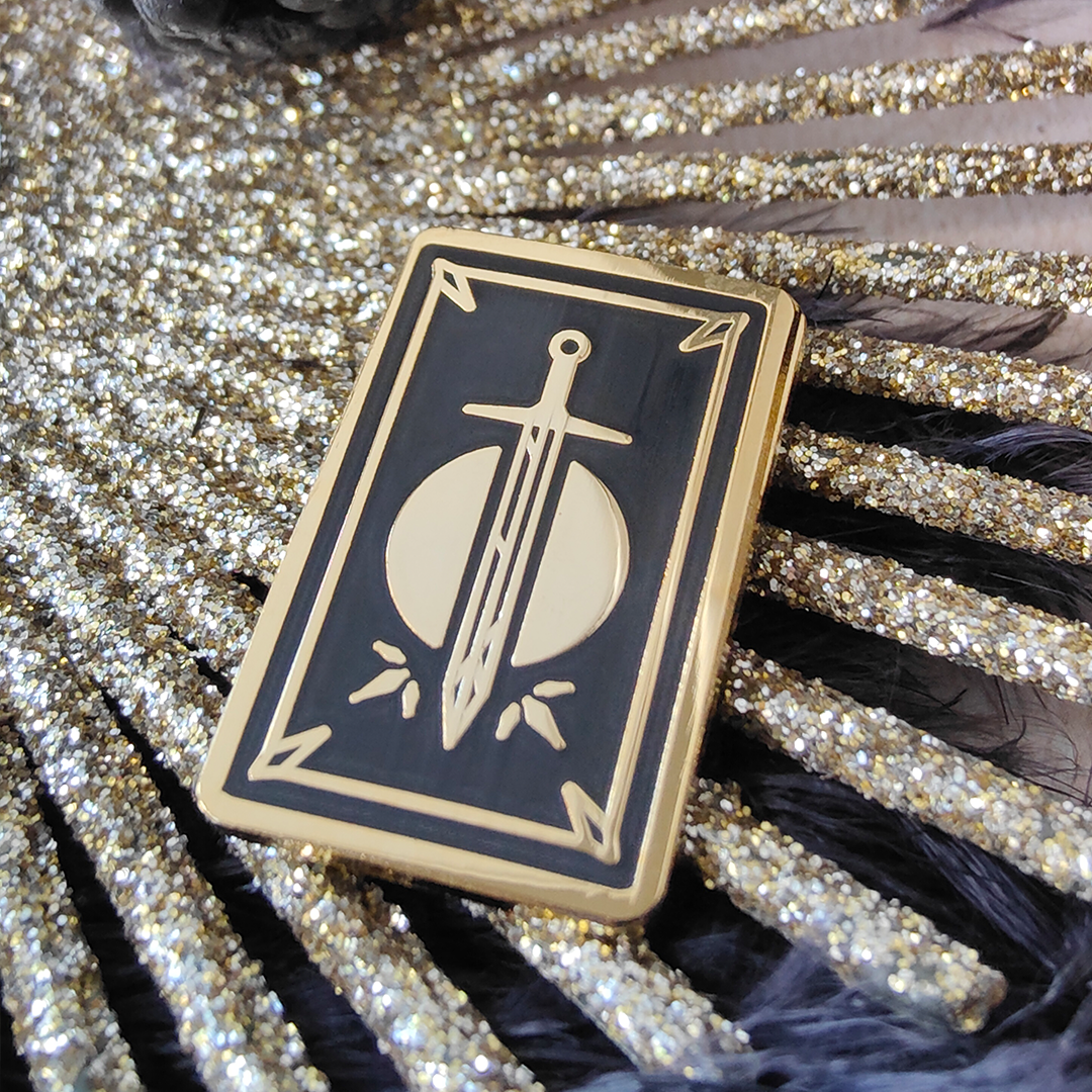 katzenjammerpins-tarot-mini-tarot-cards-emaille-pin-set-5-glitzer image 6