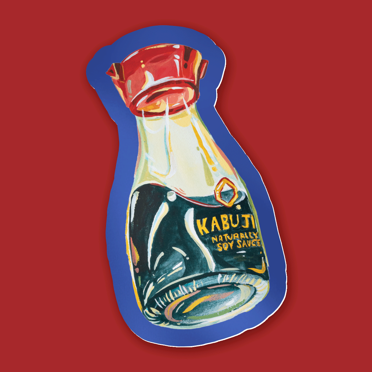kabujiro-soy-sauce-bottle-vinyl-sticker-86x54mm image 1