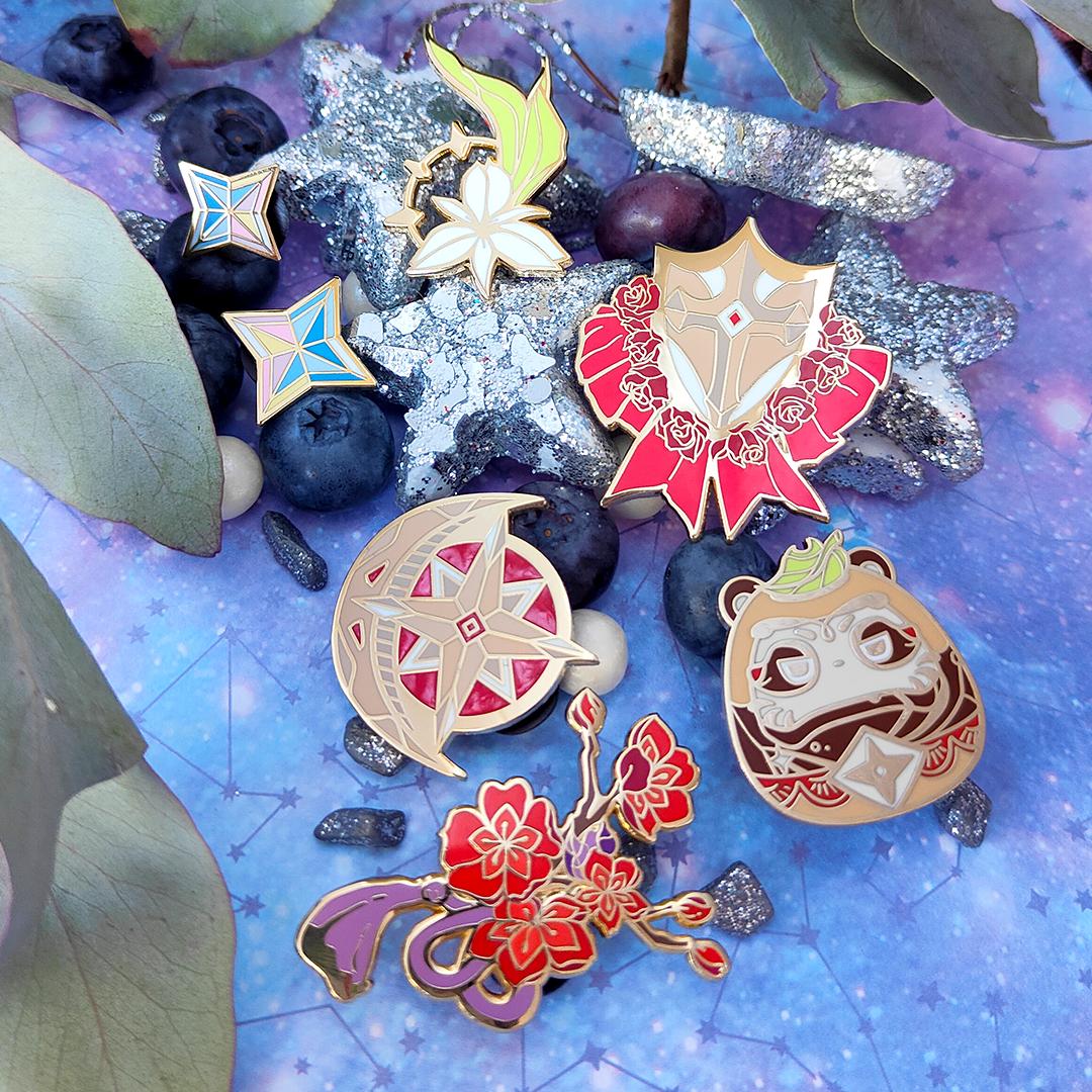 katzenjammerpins-hard-enamel-pins-venti-s-flower-pin-genshin image 4