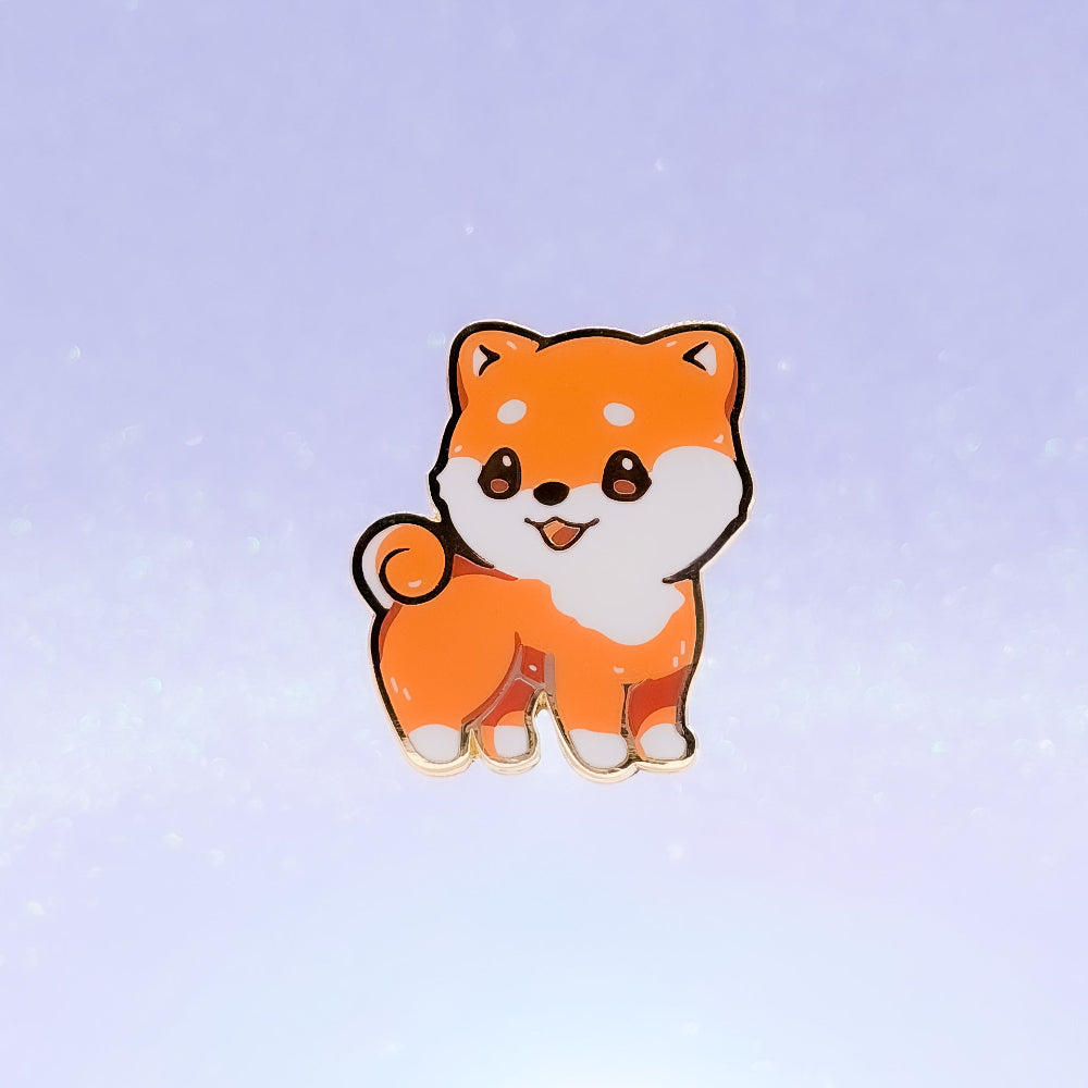 miamouz-shiba-inu-red-enamel-pin-hund-anstecker-normal image 1