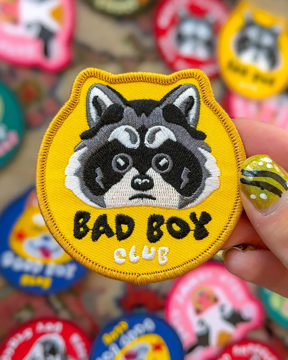 kabujiro-bad-boy-club-patch-waschb-r-7-5-cm image 1