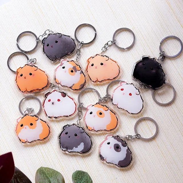 miamouz-meerschweinchen-acryl-schl-sselanh-nger-albino-5cm image 1