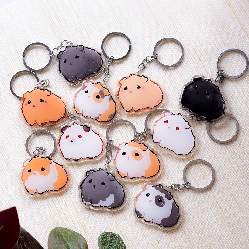 miamouz-meerschweinchen-acryl-schl-sselanh-nger-albino-5cm image 1