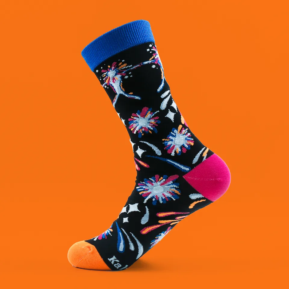 kabujiro-star-children-art-socken-sterne-gr-37-43 image 1