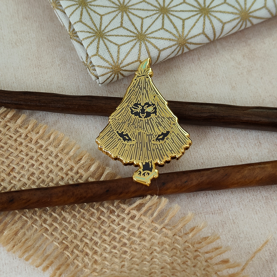 katzenjammerpins-hard-enamel-kasa-obake-pin-yokai-a-grade image 2