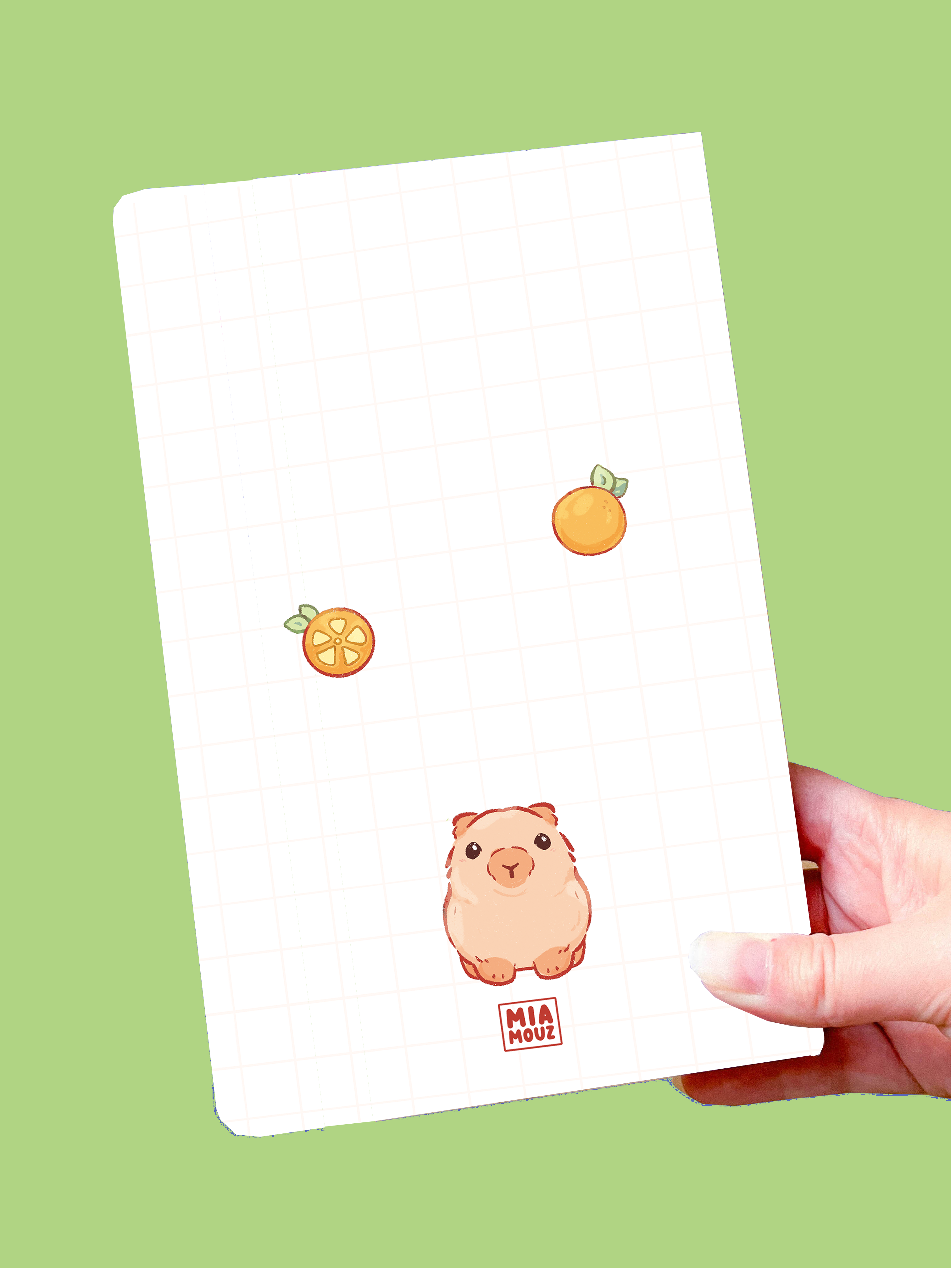 miamouz-notebooks-capybara-notes-notizbuch-a5-blanko image 2
